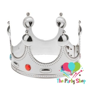 Silver Plastic King Crown Halloween Party Crowns Plating Plastic King Crowns Photo Prop Crowns For Kids Halloween Costume Golden Silver Plastic King Crown Halloween Party Crowns Plating Plastic King Crowns Photo Prop Crowns For Kids Halloween Costume Golden