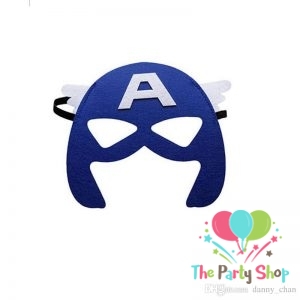 Captain America Kids Costume Felt Mask for Children's Eye Mask, Halloween, Christmas Children's Mask Captain America Kids Costume Felt Mask for Children's Eye Mask, Halloween, Christmas Children's Mask