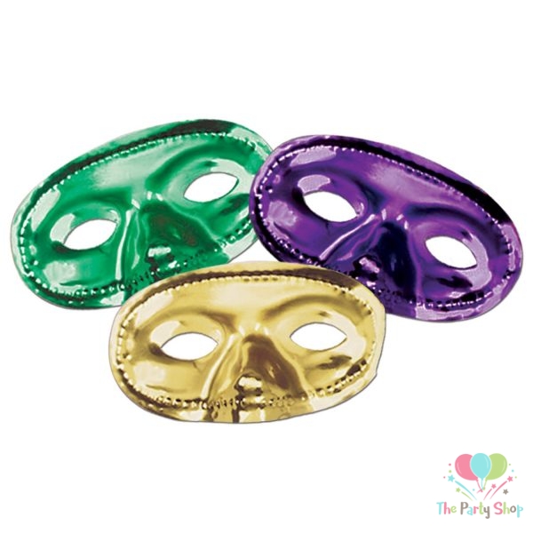 Metallic Mardi Gras Half Masks Masquerade Half Party Masks Dhaka Bangladesh The Party Shop Decorations (1)