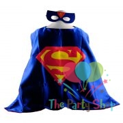 Superman Superhero Cape & Mask Costume Superman Mask Superman Cape Halloween Cosplay Fancy Dress Up Party Costumes Set For Kids