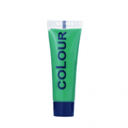 Green Face Colour Make Up Paint Art Body Paint Glow in Dark or UV Light Face & Body Paint Glow Blacklight Reactive Glow Halloween Neon Fluorescent 25 ml Each Tube