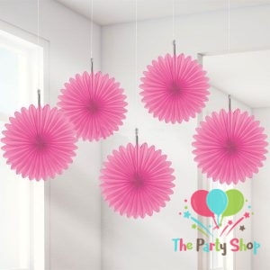 Pink Tissue Paper Fan Flower Hanging Decorative Paper Flowers Decorations Pack of 5 -15cm Pink Tissue Paper Fan Flower Hanging Decorative Paper Flowers Decorations Pack of 5 -15cm