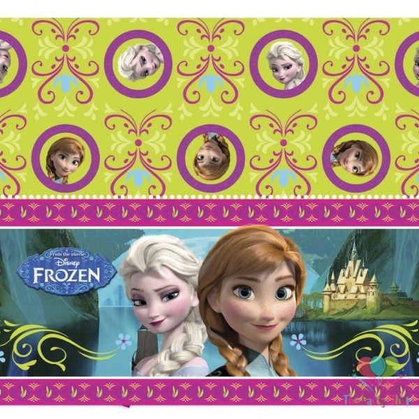 Disney Frozen Girl Theme Plastic Reusable Table Cover 48"x72" Tablecloth Frozen Elsa Anna Princess Happy Birthday Party Decorations (Single)