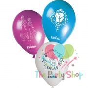 Disney Frozen Girl Theme 11 Inch Printed Balloons (Pack of 8) Frozen Elsa Anna Princess Happy Birthday Party Decorations