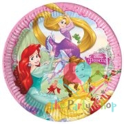 Disney Princess 7 Inch Dessert Paper Plates Party Supplies Girls Birthday Party Tableware (Pack of 8)