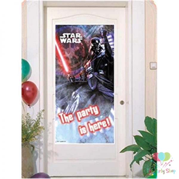 Star Wars Themed Door Banner Decorations Star Wars Stormtrooper Baby Yoda Darth Vader Happy Birthday Party Supplies
