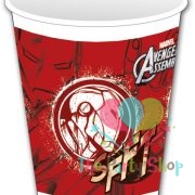 Marvel Avengers Assemble Iron Man Plastic Party Drink Cups 200ml by The Avengers Pack of 8