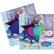 Disney Frozen Girl Theme Luncheon Paper Napkins Tissue Frozen Elsa Anna Princess Happy Birthday Party Decorations (Pack of 20)