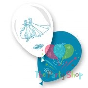 Disney Frozen Girl Theme 11 Inch Printed Balloons Frozen Elsa Anna Princess Happy Birthday Party Decorations (Pack of 8)