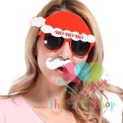Santa Ho Ho With Mustache Eyeglass