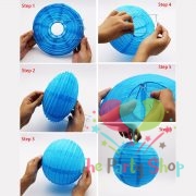 10 Inch Red Paper Lanterns Chinese/Japanese Paper Hanging Decorations Ball Lanterns Lamps for Home Decor, Festival and Weddings