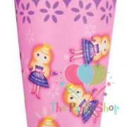 Lovely Princess Girl 270 ml Paper Cups Princess Girl Themed Birthday Party Supplies Decorations Princess Girl Birthday Party (Pack of 8)