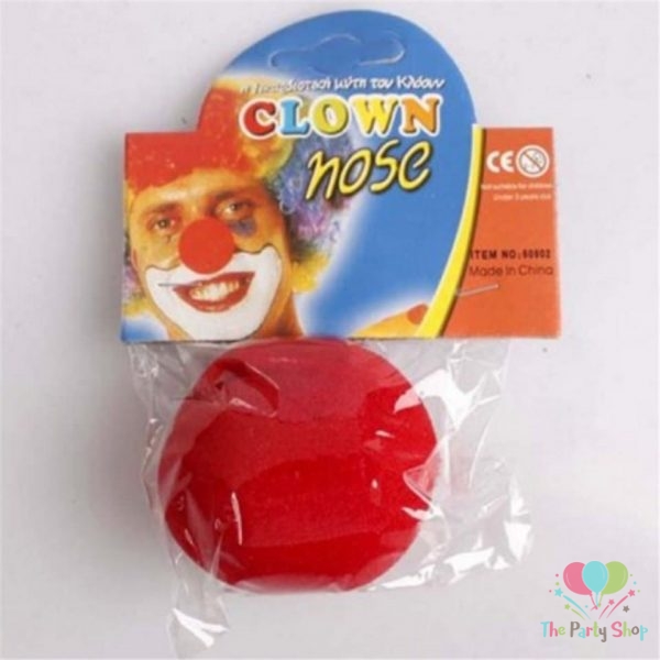 Clown Nose Red Sponge Nose Sponge Ball Red Circus Clown Magic Nose for Halloween Cosplay Party Decoration Accessory