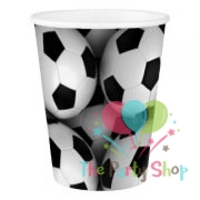 Soccer Football Theme 270ml Paper Cups Party Supplies Kids Happy Birthday Party Decoration (Pack of 8)