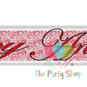 Happy Anniversary Foil Banner 12 Feet Long Wedding Anniversary Party Decoration