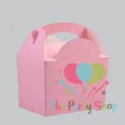 Light Pink Meal Treat Favor Boxes Fast Food Snacks Gift Box Party Activity Box