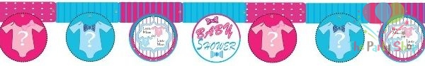 Little Man Or Little Miss Gender Reveal Guess The Baby Letter Banner Cutout Baby Shower Decorations Party Supplies 5 Feet Wide