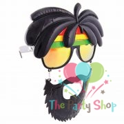 Rasta Beard Sunstaches Sunglasses Eye Glasses Instant Costume Party Favors