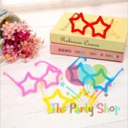 Star Eyeglasses Shaped Party Goggles No Lens Children Frame Party Masks Happy Birthday Party Kids Gift Children Day Decorations Party Supplies