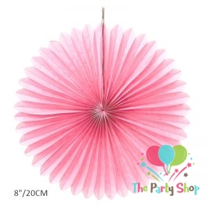 Baby Pink Tissue Paper Fan Flower Hanging Decorative Paper Flowers Decorations Pack of 5 -15cm Baby Pink Tissue Paper Fan Flower Hanging Decorative Paper Flowers Decorations Pack of 5 -15cm