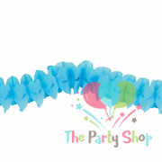 12 Feet DIY Blue Paper Garland Four Leaf Clover Paper Pull Flag Garland Curtains Backgrounds Backdrop Baby Shower Supplies Wedding Party Home Decoration Bandage
