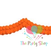 12 Feet DIY Orange Paper Garland Four Leaf Clover Paper Pull Flag Garland Curtains Backgrounds Backdrop Baby Shower Supplies Wedding Party Home Decoration Bandage