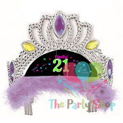 Finally 21 Twenty One Years Old Birthday Tiara Princess Crown Headband Accessories for 21st Birthday Wedding Ceremony Party Supplier
