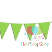 Plain Color Green Flag Banner Bunting 10 Feet Triangle Flag Banner Bunting Happy Birthday Wedding Baby Shower Party Supplies Decorations
