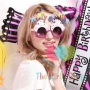 Happy Birthday Cupcake Shaped Glasses Eyeglasses Party Favors Costume Novelty Sunglasses Photo Props Gifts