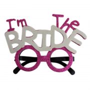 I'm The Bride Eye Glasses Fancy Frame Funny Novelty Creative Photo Prop Eyeglass Fancy Dress Props for Bridal Shower Wedding Bride To Be Accessories Bride To Be Party Supplies Bride to Be Photo Booth