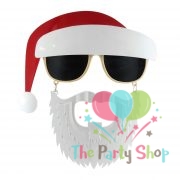Santa Claus With Beard Cap Sunstaches Eyeglass Christmas Halloween Cosplay Costume Accessories Instant Santa