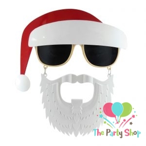 Santa Claus With Beard Cap Sunstaches Eyeglass Christmas Halloween Cosplay Costume Accessories Instant Santa Santa Claus With Beard Cap Sunstaches Eyeglass Christmas Halloween Cosplay Costume Accessories Instant Santa