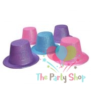 Kids Glitter Party Top Hats for Kids Stage Jazz Performances Christmas Halloween Birthday Parties
