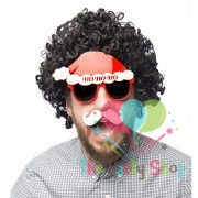 Santa Ho Ho With Mustache Eyeglass