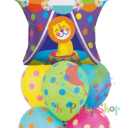36 Inch Big Top Circus Lion Foil Balloons