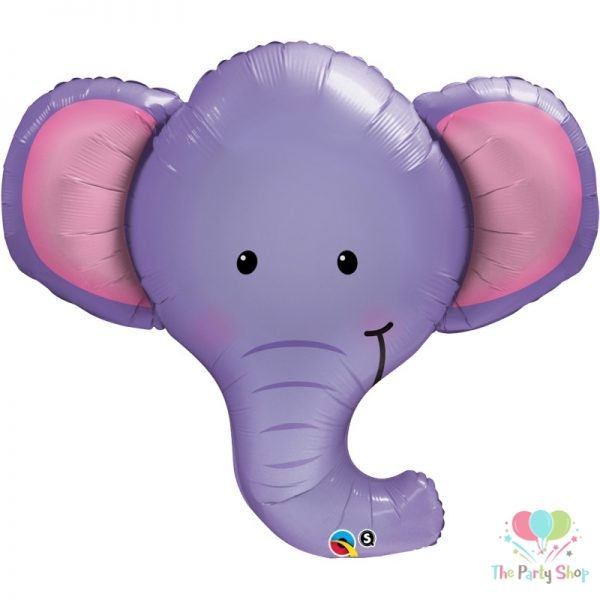 39 Inch Ellie The Elephant Supershape Foil Balloons Animal Jungle Theme Party Decorations