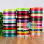 Fabric Ribbon Silk Satin Ribbon Rolls Decorative Gift Wrap Wedding Christmas Crafts Ribbons