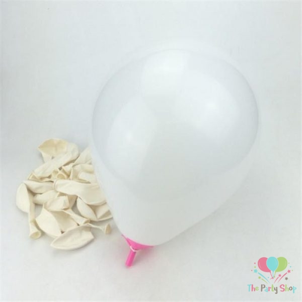 10″ Standard White Solid Color Latex Balloons Birthday Party Balloons Wedding Decoration (1)