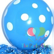 10" Polka Dot Sky Blue Light Blue Latex Balloons Birthday Party Balloons Wedding Decoration