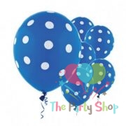 10" Polka Dot Dark Blue Light Blue Latex Balloons Birthday Party Balloons Wedding Decoration (25 Piece) (Copy)