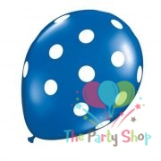 10" Polka Dot Dark Blue Light Blue Latex Balloons Birthday Party Balloons Wedding Decoration (25 Piece) (Copy)