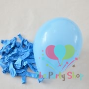 10" Standard Light Blue Solid Color Latex Balloons Birthday Party Balloons Wedding Decoration (25 Piece)