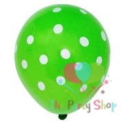 11" Polka Dot Light Green Latex Balloons Birthday Party Balloons Wedding Saint Patrick's Day Decoration (25 Piece)