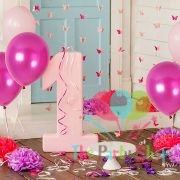 10" Pearl Glossy Pink Latex Balloons Birthday Party Festivals Balloons Wedding Decoration (25 Piece)