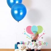 10" Pearl Glossy Dark Blue Latex Balloons Birthday Party Festivals Balloons Wedding Decoration (25 Piece)