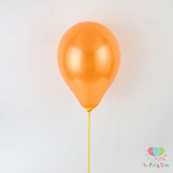 10" Pearl Glossy Orange Latex Balloons Birthday Party Festivals Balloons Wedding Decoration (25 Piece)
