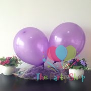 10" Pearl Glossy Purple Latex Balloons Birthday Party Festivals Balloons Wedding Decoration (25 Piece)