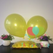10" Pearl Glossy Yellow Latex Balloons Birthday Party Festivals Balloons Wedding Decoration (25 Piece)