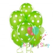 11" Polka Dot Light Green Latex Balloons Birthday Party Balloons Wedding Valentines Christmas Decoration (25 Piece)