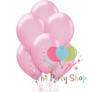10" Standard Pink Solid Color Latex Balloons Birthday Party Balloons Wedding Baby Shower Decoration (25 Piece)